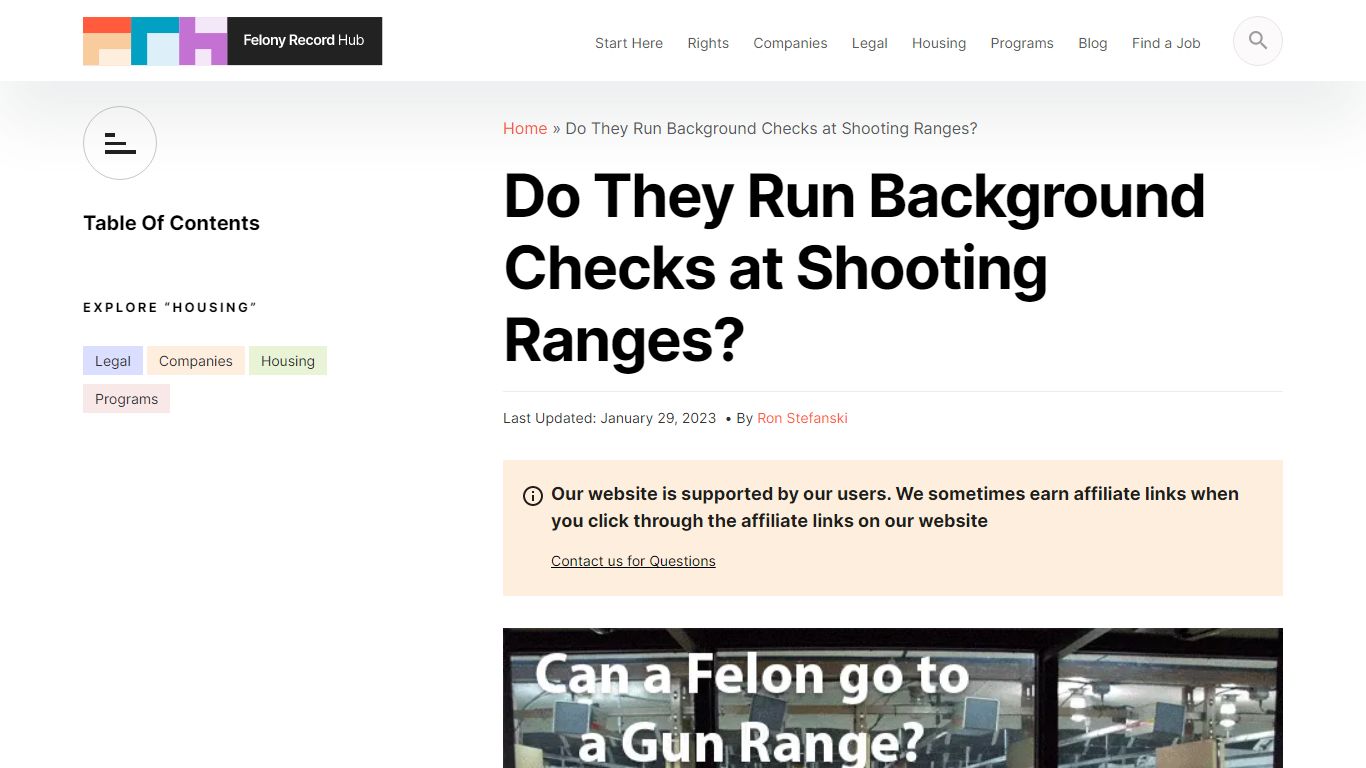 Do They Run Background Checks At Shooting Ranges? - Felony Record Hub